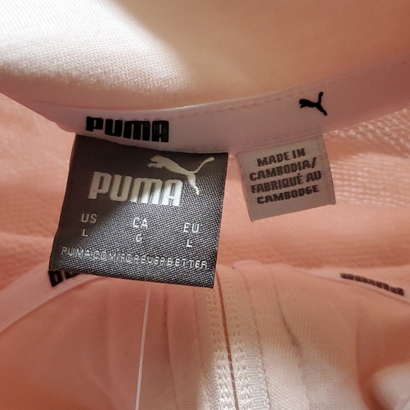 🆕️ PUMA LADIES HALF-ZIP PINK PULLOVER SWEATER - Picture 9 of 12